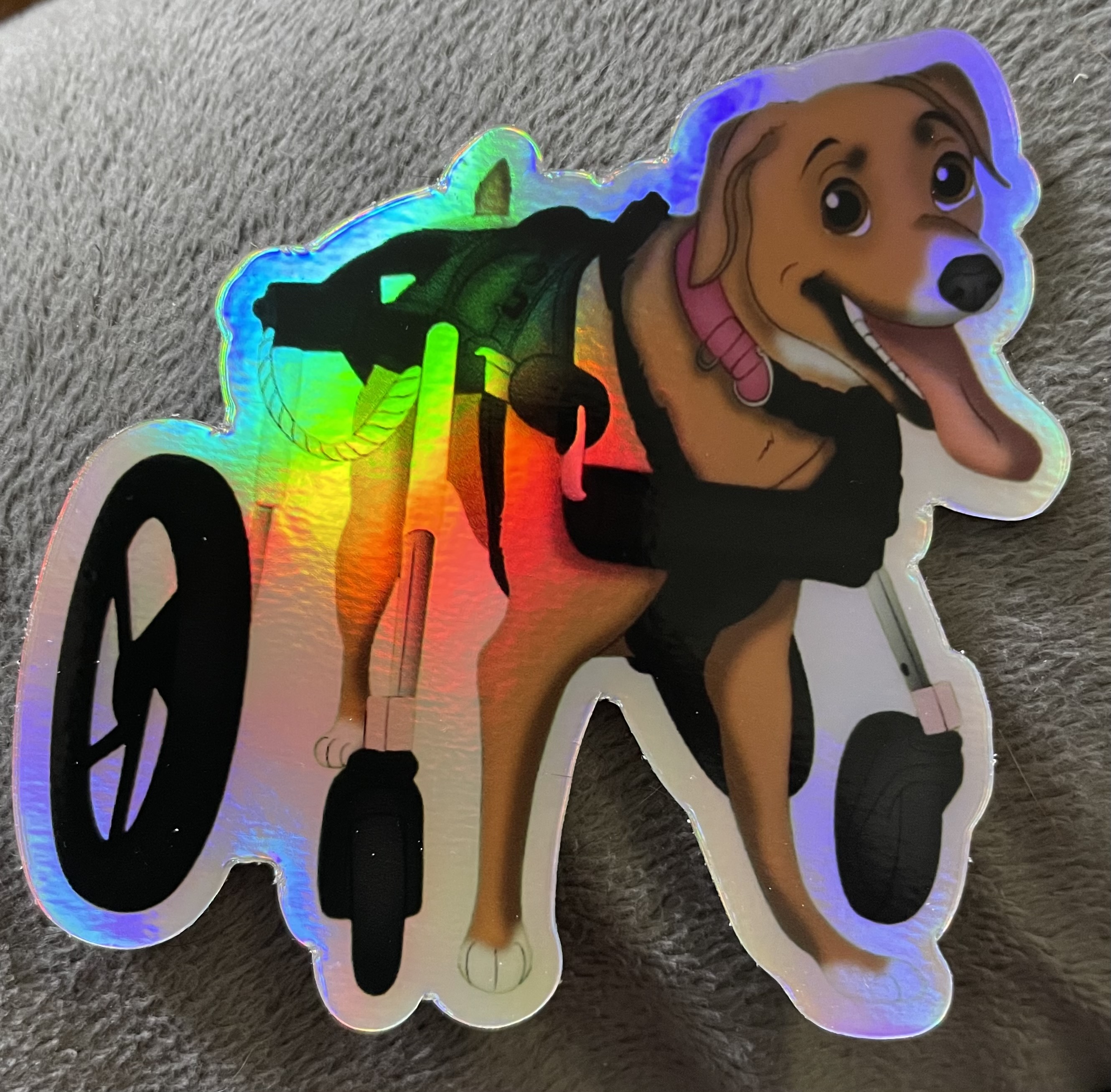 Hannah Holographic Sticker