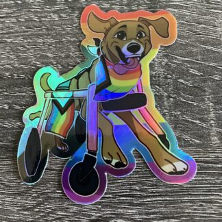 Pride Hannah Holographic Sticker